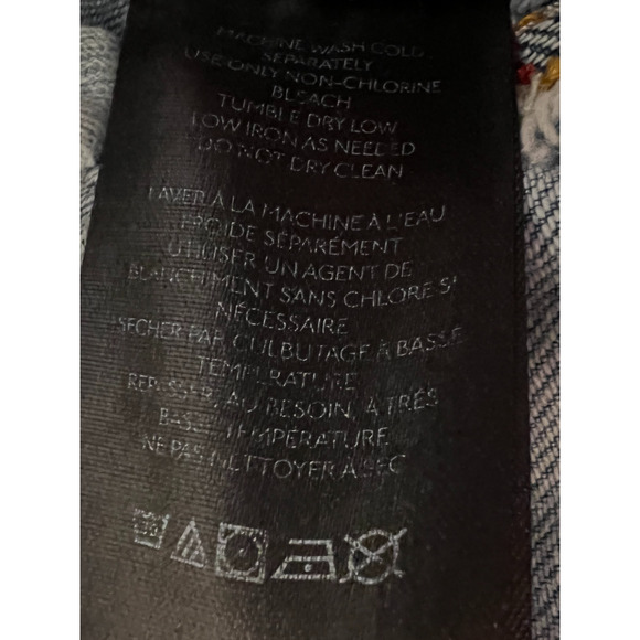 Urban Outfitters Jeans Womens Size 31" Blue Distressed High Rise Boho Light Wash - Picture 6 of 8